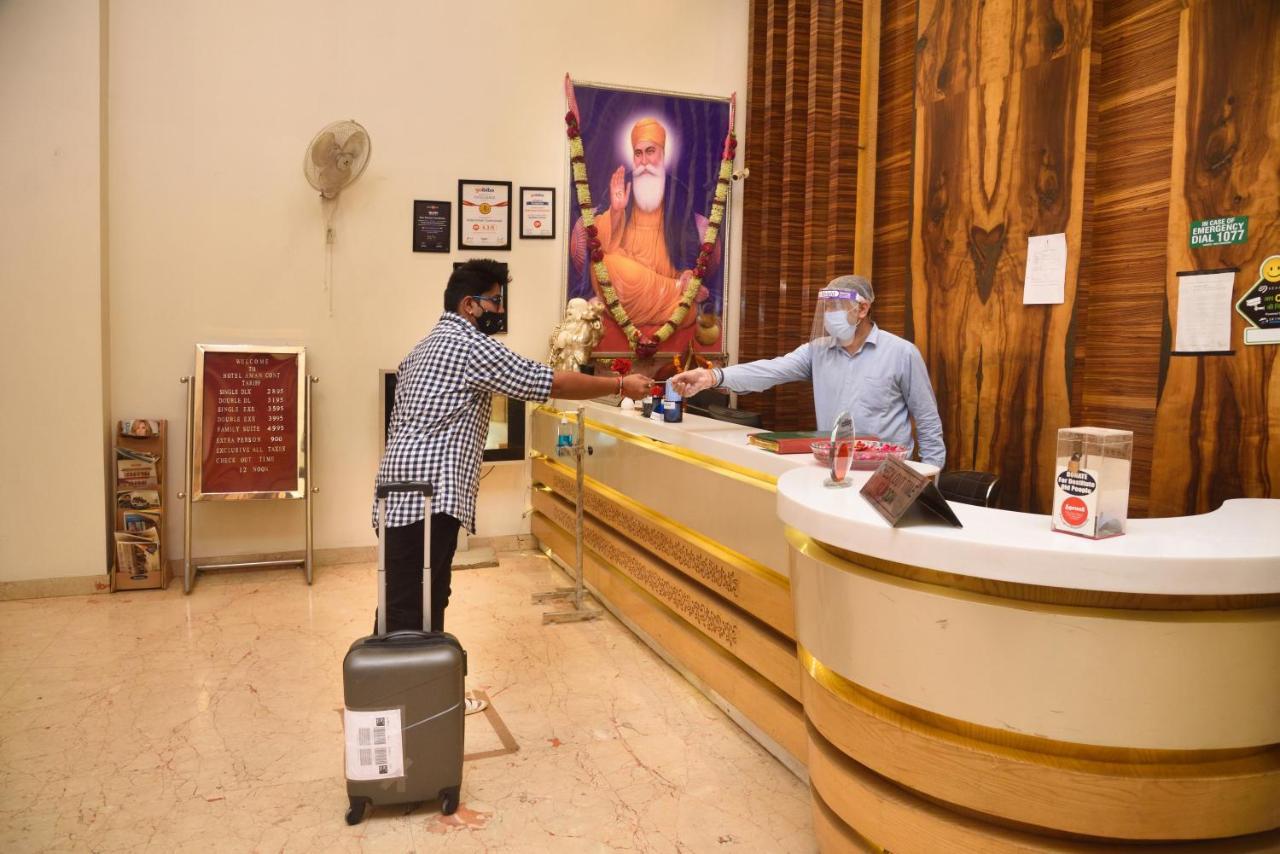 Hotel Aman Continental - 2Mins From Railway Station And 5 Mins From Metro Neu-Delhi Exterior foto