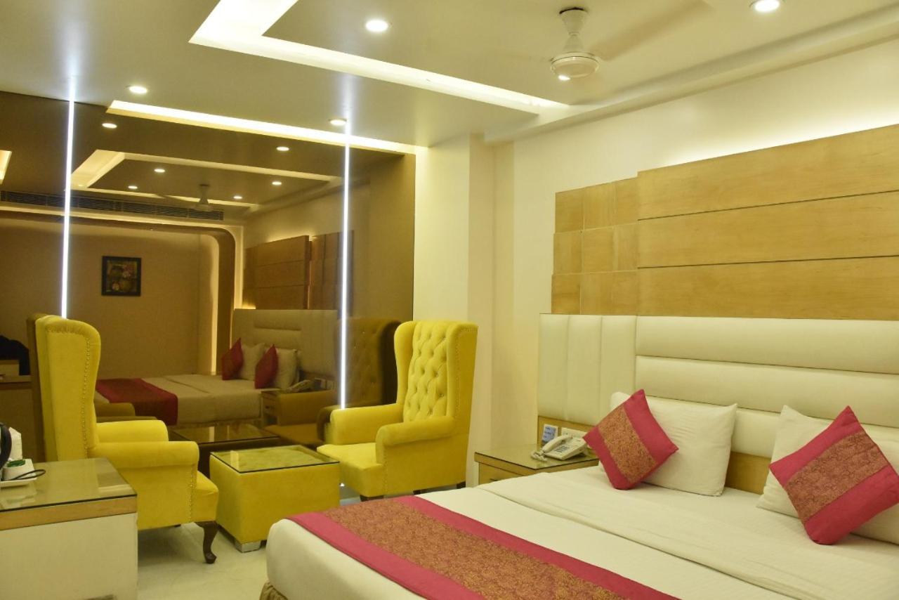 Hotel Aman Continental - 2Mins From Railway Station And 5 Mins From Metro Neu-Delhi Exterior foto